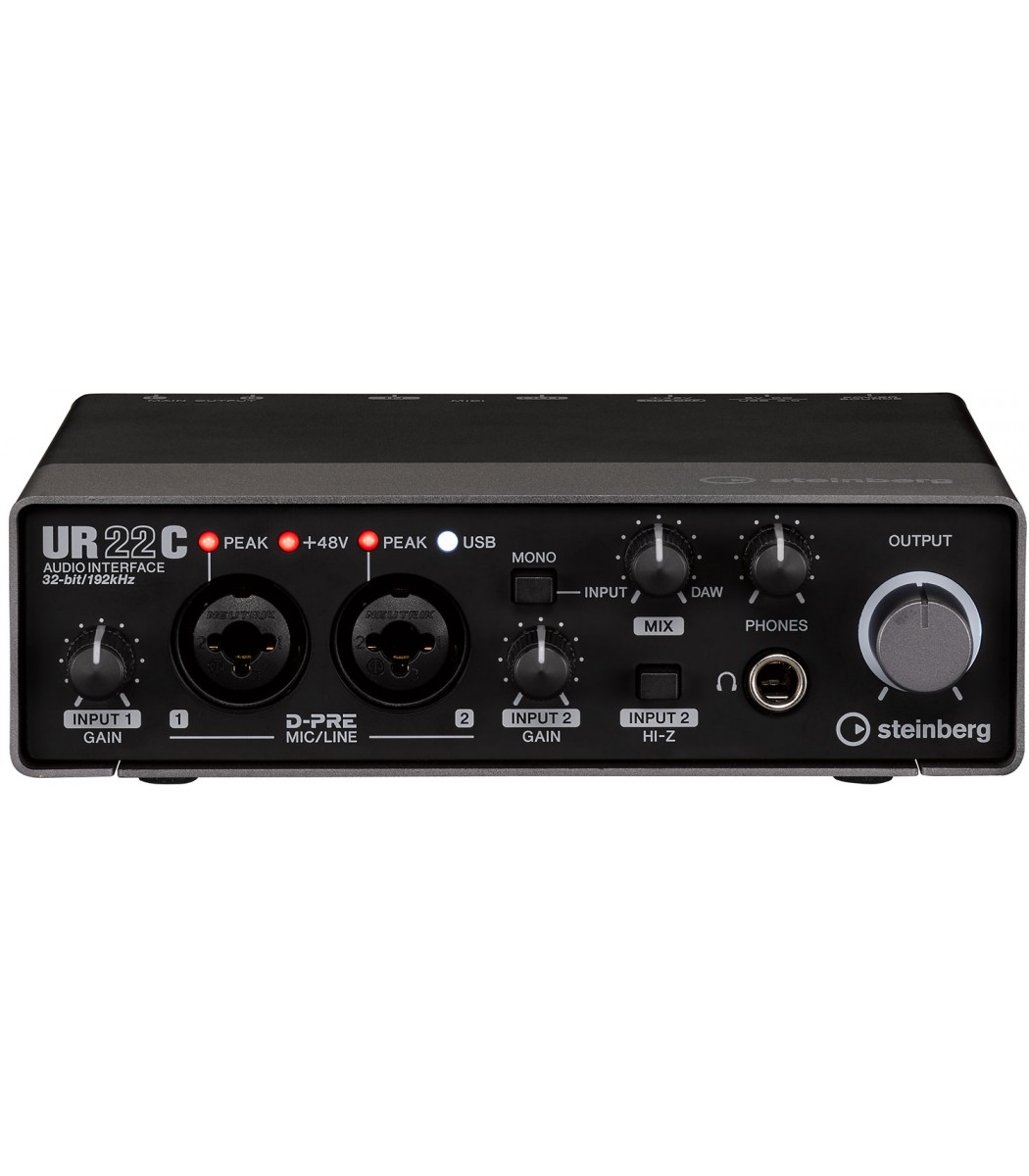Steinberg UR22C 32-Bit/192kHz USB 3.0 Audio Interface w/Cubase