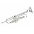 Yamaha YTR8335S Custom Bb Xeno Trumpet Silver Plate   ** with Free SBX7 Silent Brass system ** 