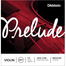D'Addario Prelude Violin Strings - 1/2 Size - Medium Tension