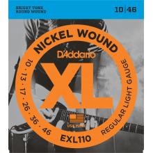 D'Addario EXL110 Nickel Wound 10-46 Electric Guitar Strings