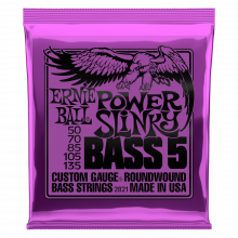 Ernie Ball Power Slinky 50-135 Bass Strings - 5 String Set