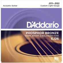 D'Addario EJ26 Phosphor Bronze - Custom Light 11-52 Acoustic Guitar Strings