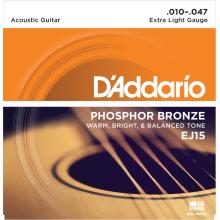 D'Addario EJ15 Phosphor Bronze - Extra Light 10-47 Acoustic Guitar Strings