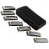 Hohner 7 Piece Blues Band Harmonica Set in case.