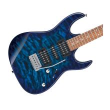 Ibanez GRX70QA Electric Guitar - Transparent Blue Burst