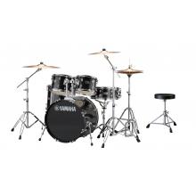 Yamaha Rydeen Fusion Drum Kit Black Glitter