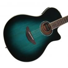  Yamaha APX600 Thin-line Acoustic/Electric Guitar - Oriental Blue Burst