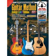 Progressive Guitar Method Book 1 - Beginner - Deluxe Colour Edition - With Downloads