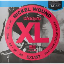 D'Addario EXL157 Nickel Wound 14-68 Baritone Electric Guitar Strings