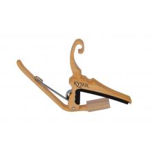 Kyser Quick Change Capo - Steel String Acoustic/Electric - Maple Finish