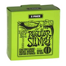 Ernie Ball Regular Slinky 10-46 Electric Guitar Strings - 3 Pack
