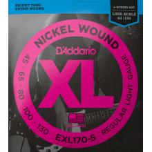 D'Addario EXL170-5 5 String Bass Strings 45-130