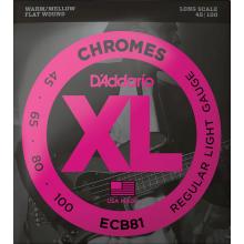 D'Addario ECB81 Chromes Bass Strings 45-100 - Long Scale