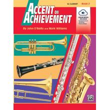 Accent on Achievement Bk 2 B Flat Clarinet w/Online Content