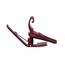 Kyser Quick-Change Capo - Steel String Acoustic/Electric - Ruby Red