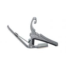 Kyser Quick-Change Capo - Steel String Acoustic/Electric - Silver Vein