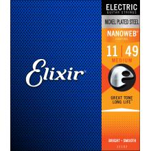 Elixir Nanoweb Electric Strings 11-49
