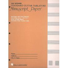 Hal Leonard Guitar Tab Manuscript Paper - Standard