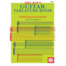 Mel Bay Guitar Tab and Treble Clef Manuscript Paper