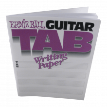 Ernie Ball Guitar Tab Writing Paper
