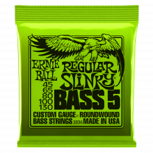 Ernie Ball Regular Slinky 45-130 Bass Strings - 5 String Set