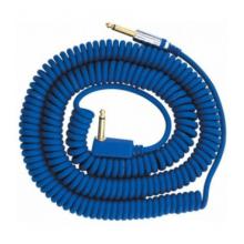 Vox Vintage Coiled Cable - Blue *SUPER SPECIAL*