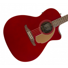 Fender Newporter Player Acoustic/Electric Guitar - Candy Apple Red
