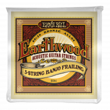 Ernie Ball Earthwood 5-String Banjo Strings - Frailing Loop End - 10-24