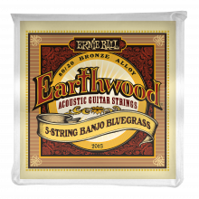 Ernie Ball Earthwood 5-String Banjo Strings - Bluegrass Loop End - 9-20