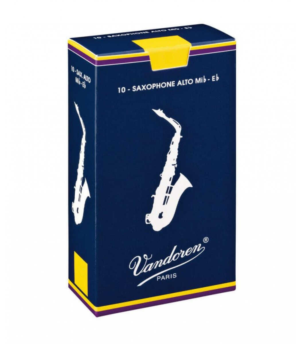 Vandoren Traditional Series Eb Alto Sax Reeds - Size 2.5