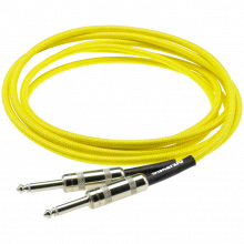 Dimarzio 10ft Braided Instrument Cable - Neon Yellow