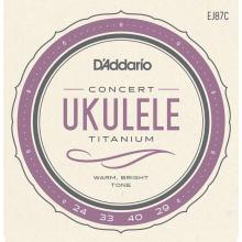 D'Addario EJ87C Pro-Arté Titanium Ukulele String Set - Concert