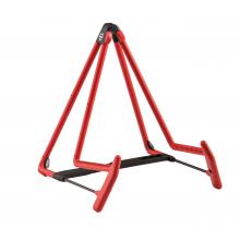 K&M 17580 Heli Acoustic Guitar Stand - Red