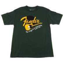 Fender Original Tele T-Shirt in Green - Extra Large