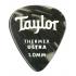 Taylor Premium Darktone 351 Thermex Ultra Guitar Picks - Black Onyx - 6 pack - 1.0 mm