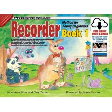  Progressive Recorder for Young Beginners - Book 1 - online Video and Audio