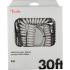 Fender Professional Series Coil Cable 30ft - White Tweed