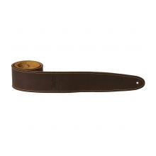 Taylor Leather 2.5" Guitar Strap with Suede Backing - Chocolate Brown
