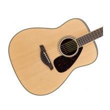 Yamaha FG830 Acoustic Guitar with Solid Top - Natural