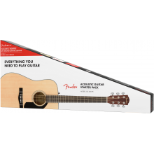 Fender CD-60S V2 Solid Spruce Top Acoustic Guitar Pack 