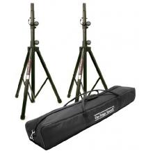On Stage Speaker Stands (pair) with carry bag