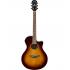  Yamaha APX600 Thin-line Acoustic/Electric Guitar with Flamed Maple Top - Tobacco Brown Sunburst