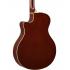  Yamaha APX600 Thin-line Acoustic/Electric Guitar with Flamed Maple Top - Amber