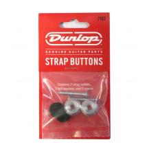 Dunlop Strap Button Set - Aluminium