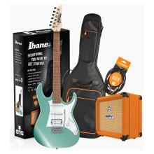 Ibanez RX40 Electric Guitar Pack with Orange Crush 12 Amplifier and Accessories - Green