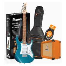 Ibanez RX40 Electric Guitar Pack with Orange Crush 12 Amplifier and Accessories - Blue