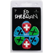 Perris Ed Sheeran Variety Licensed Guitar Picks - Pack of 6