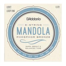 D'Addario EJ72 Phosphor Bronze Octave Mandola Strings, Medium, 14-49