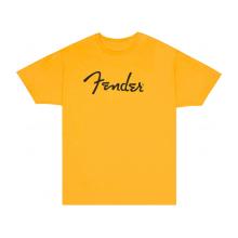 Fender Spaghetti Logo T-Shirt - Butterscotch - MEDIUM