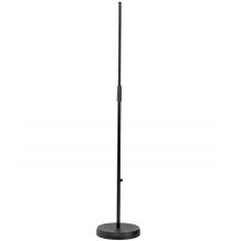 K&M 260B Microphone Stand with Round Base - Black